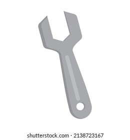 wrench vector design suitable for technology, industrial, electronics and more