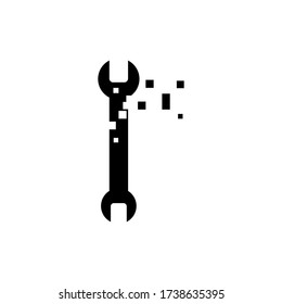 wrench vector design template illustration