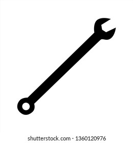 wrench vector design template . isolated wrench vector