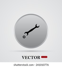 wrench, vector, EPS 10