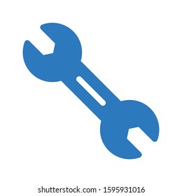 wrench vector glyph color icon 