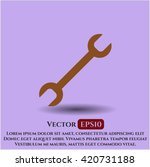 Wrench vector icon