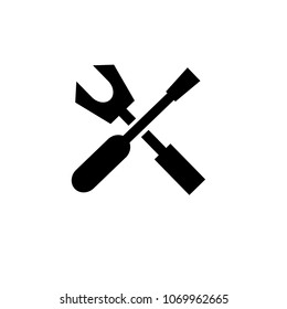 Wrench vector icon 