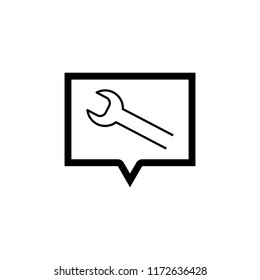Wrench, vector icon