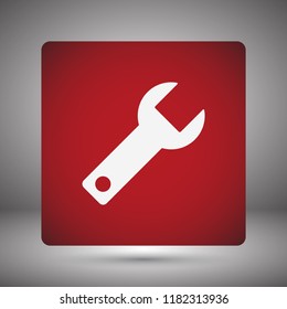 Wrench Vector icon