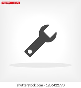 Wrench Vector icon