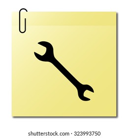 Wrench - vector icon