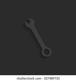 Wrench - vector icon