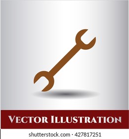 Wrench vector icon
