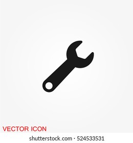 Wrench vector icon