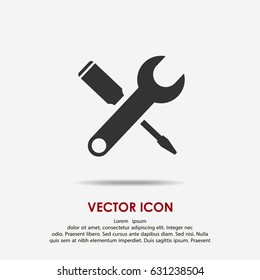 Wrench vector icon
