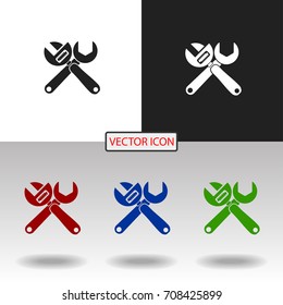 Wrench vector icon