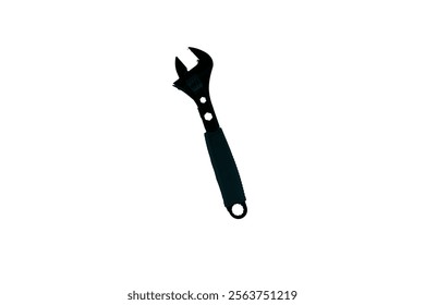 Wrench vector icon adjustable wrench or adjustable spanner tool for mechanic work on white background Working Tools Icon