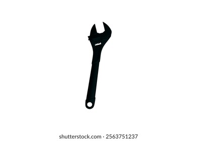 Wrench vector icon adjustable wrench or adjustable spanner tool for mechanic work on white background Working Tools Icon