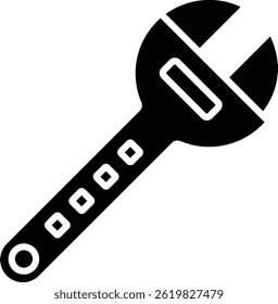 Wrench vector icon. Can be used for printing, mobile and web applications.