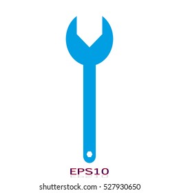 wrench, vector icon, eps10