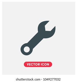 Wrench Vector Icon Illustration