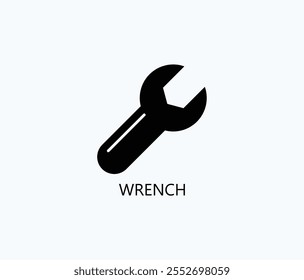 Wrench Vector, Icon Or Logo Sign Symbol Illustration