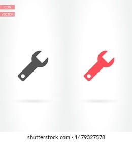 Wrench Vector icon . Lorem Ipsum Illustration design
