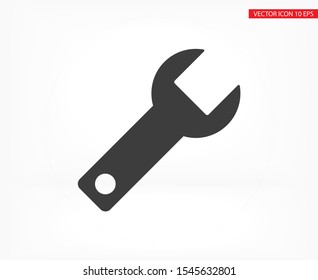 Wrench Vector icon . Lorem Ipsum Illustration design