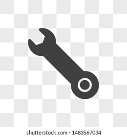 Wrench vector icon in modern design style for web site and mobile app