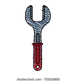 wrench vector illustration