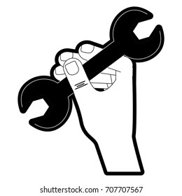 wrench vector illustration