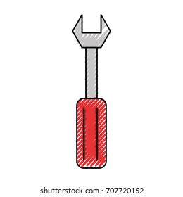 wrench vector illustration