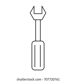 wrench vector illustration
