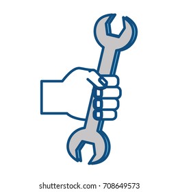wrench  vector illustration