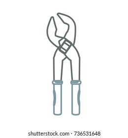 wrench  vector illustration