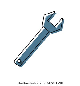 wrench vector illustration