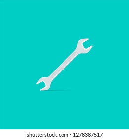 Wrench. Vector illustration in flat style