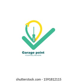 wrench vector illustration and icon of automotive repair  design