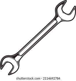 a wrench vector illustration image