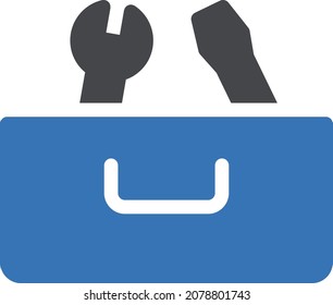 wrench vector illustration isolated on a transparent background . glyph vector icons for concept or web graphics.