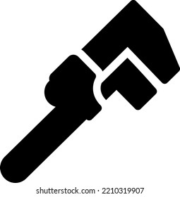 wrench Vector illustration on a transparent background. Premium quality symmbols. Glyphs vector icons for concept and graphic design. 

