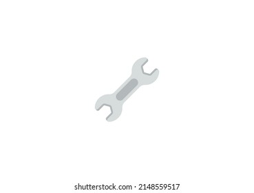 Wrench Vector Isolated Emoticon. Wrench Icon