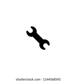 Wrench vector isolated icon illustration