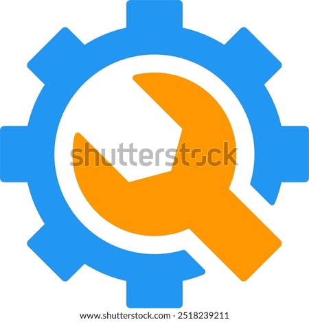 wrench vector. repair shop, mechanic, automotive, icon, symbol, logo