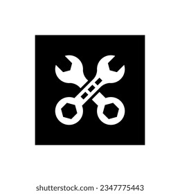 wrench Vector Template Logo Design Illustration Design