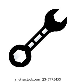 wrench Vector Template Logo Design Illustration Design