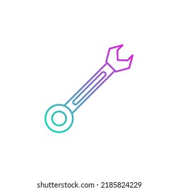 wrench vector for website symbol icon presentation