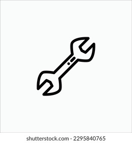 wrenches icon, isolated icon in light background, perfect for website, blog, logo, graphic design, social media, UI, mobile app