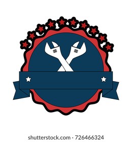 wrenchs labour day celebration emblem