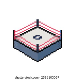 wrestle boxing ring pixel art