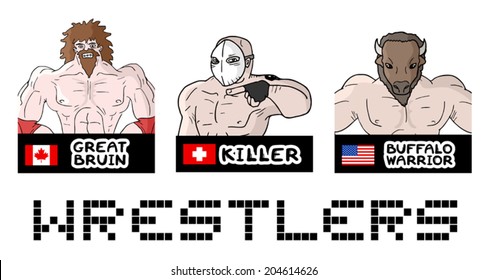 Wrestler draw