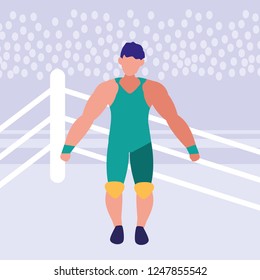 wrestler man icon