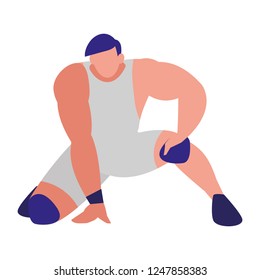 wrestler man icon