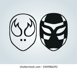 wrestler mask for wrestling show